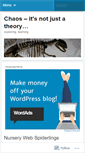 Mobile Screenshot of chaos-its-not-just-a-theory.com
