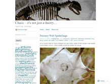 Tablet Screenshot of chaos-its-not-just-a-theory.com